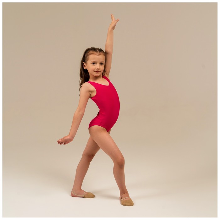 Купальник для гимнастики и танцев Grace Dance, р. 34, цвет малина 9601437