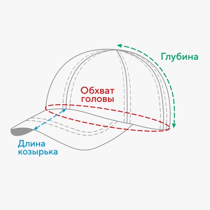 Кепка детская Дино MINAKU цвет розовый, р-р 52-54 7303885