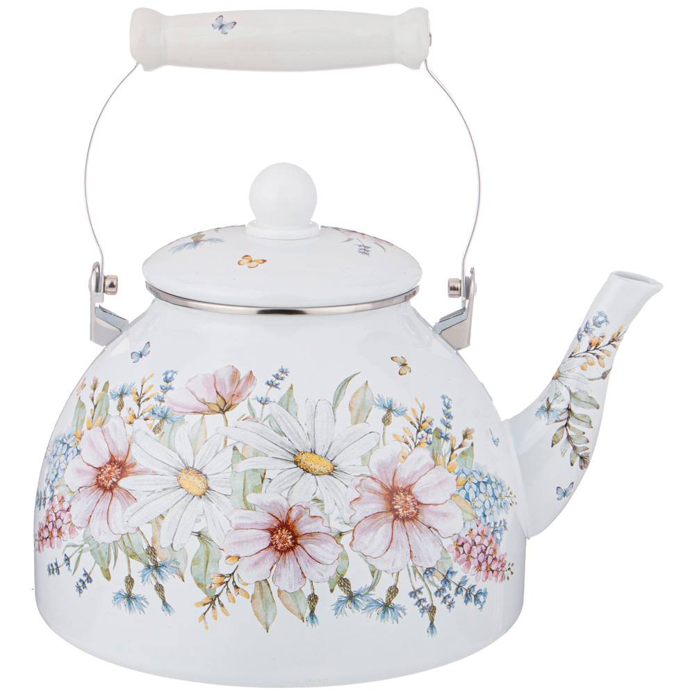 чайник agnessэмалированный серия дворцовый парк 4 л 934-433