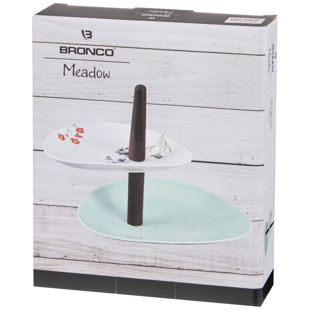 ваза двухъяруснаяbronco meadow 20 см / 24 см 474-142