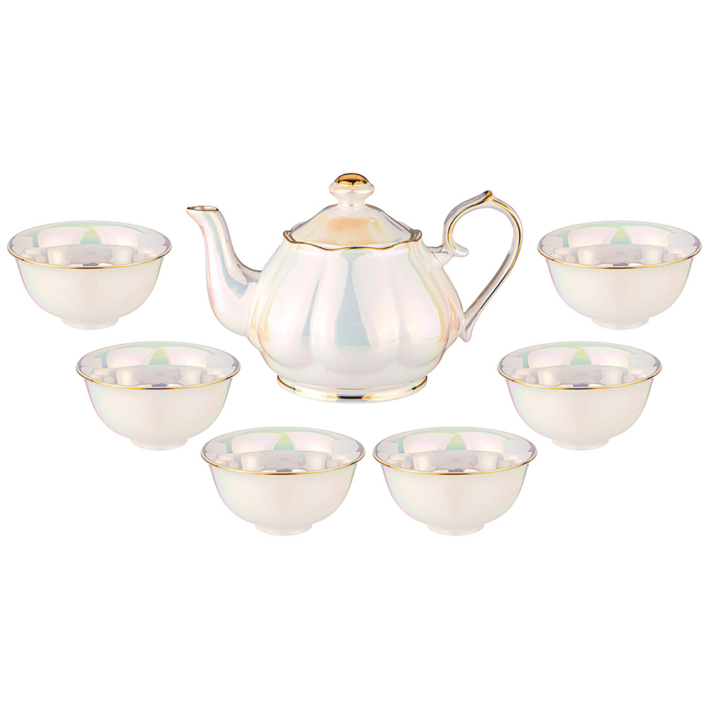 чайный набор lefard pearl на 6 пер. 7 пр. 250 мл 275-1202