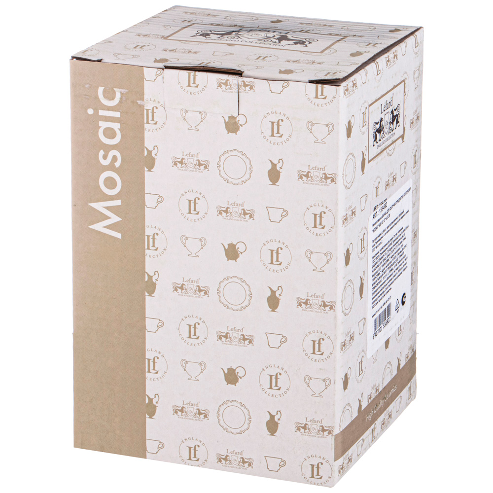 банка для сыпучих продуктов коллекция mosaic 650 мл 10,5х10,5х15см 155-692