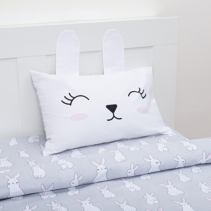 Постельное белье Этель 1,5 сп Cute rabbit 143х215 см, 150х214 см, 50х70 см -1 шт 6480770