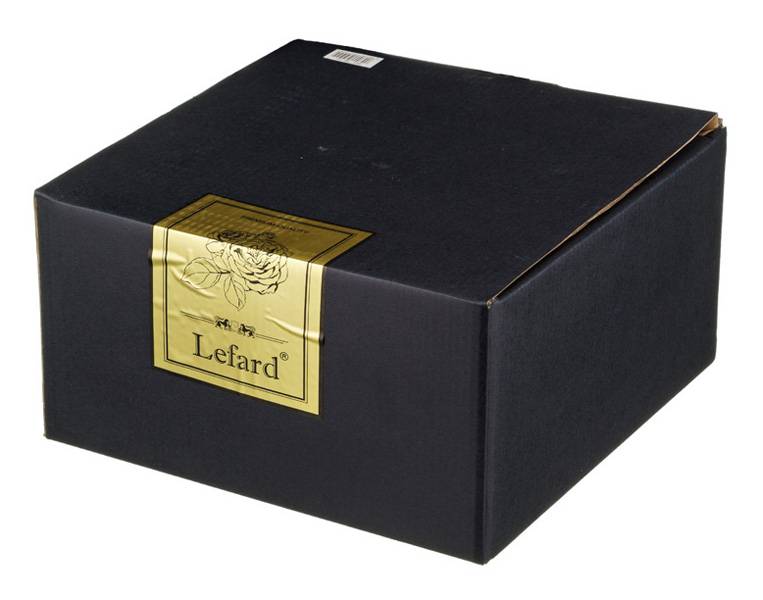 тортовница на ножке lefard gold glass диаметр 27 см высота 10 см 195-131