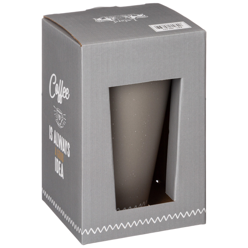 кружка lefard coffemania с силиконовой крышкой, 390мл 260-651