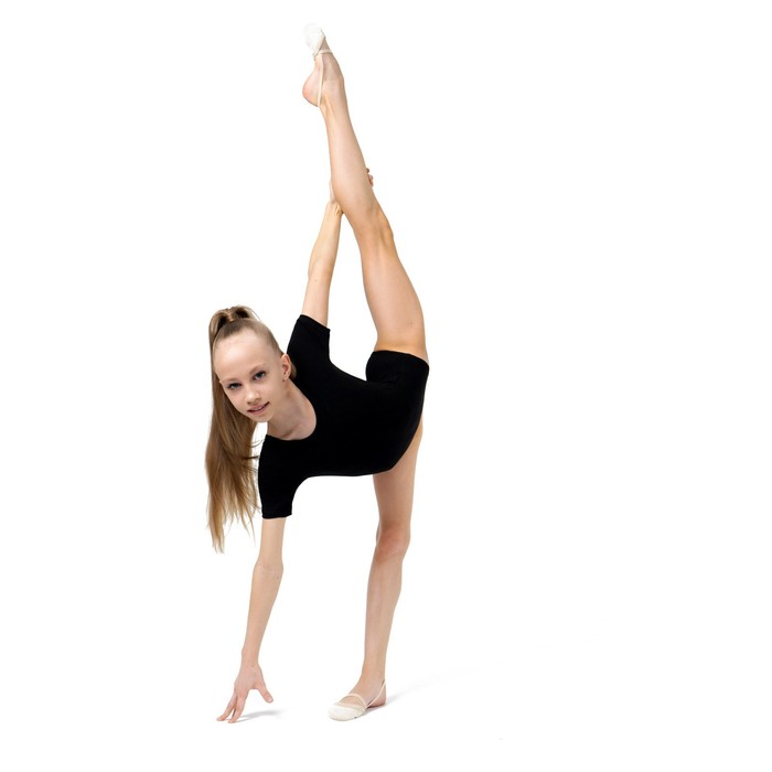 Купальник для гимнастики и танцев Grace Dance, р. 30, цвет чёрный 871249