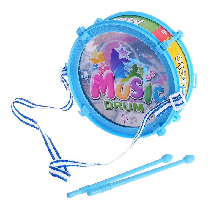 Игрушечный барабан Music drum, световые эффекты, детский, МИКС 4686125