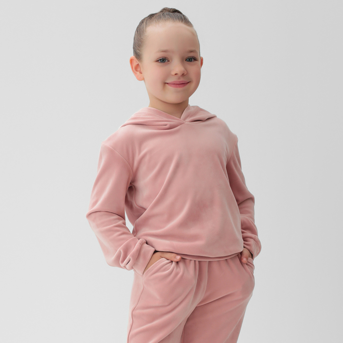 Костюм детский (толстовка, брюки) KAFTAN Basic line размер 34 (122-128см), розовый 7462830