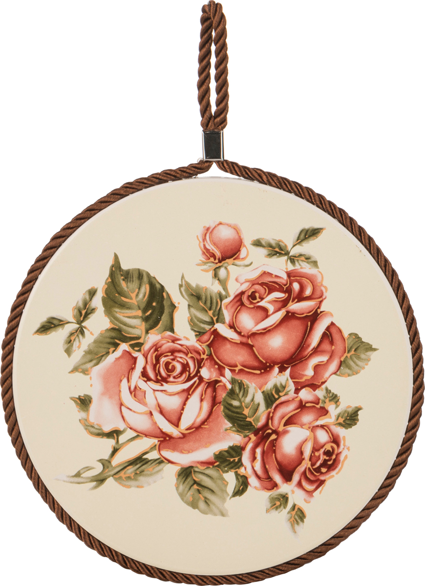 подставка под горячее корейская роза диаметр 16 см 69-2489 подставки под горячее материал фарфор производства китай бренд lefard общий вес 0,44 кг, купить с доставкой по низкой цене за 276 руб.