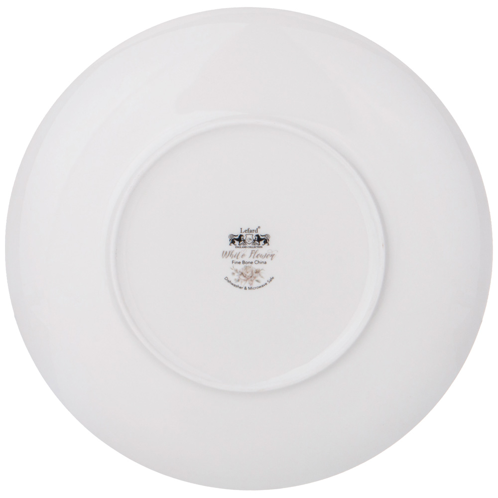 набор тарелок обеденных lefard white flower 2 шт 25,5 см 415-2238