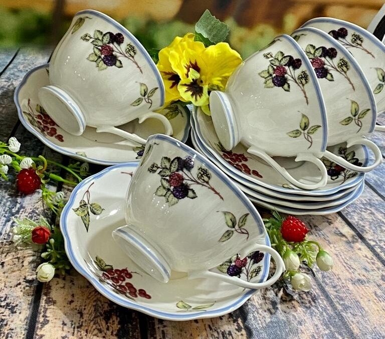 Чайный набор 12пр. Фарфор 102-015