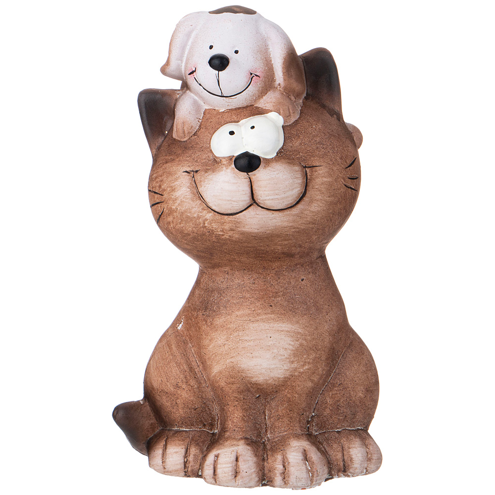 фигурка кот и собака 9,5х8,5х16см 248-116