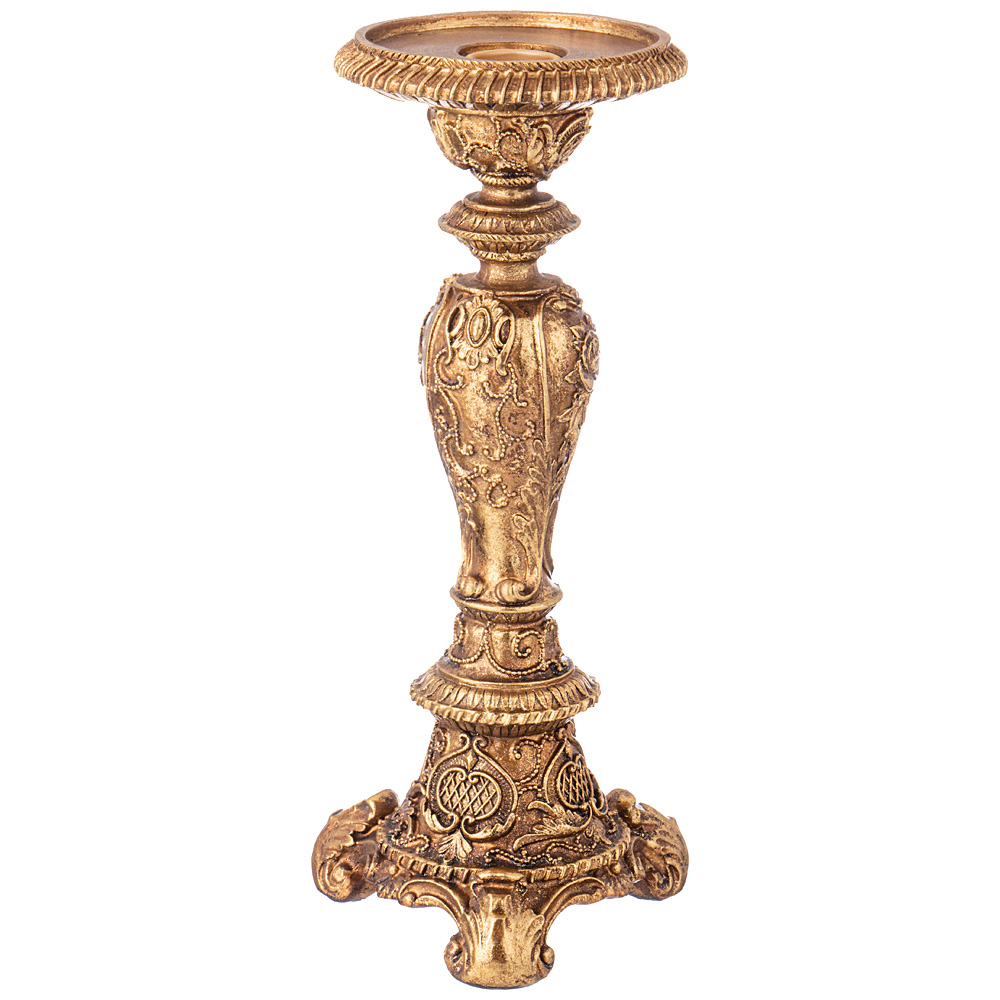 подсвечник коллекция рококо , 11,5х11х27cm 504-363