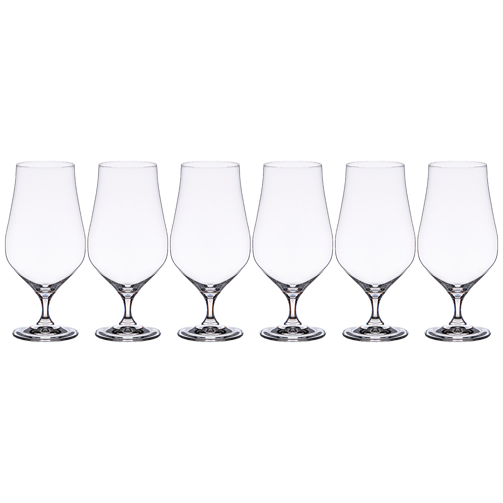 набор бокалов для пива 540мл из 6 штук tulipa высота 20 см 674-766