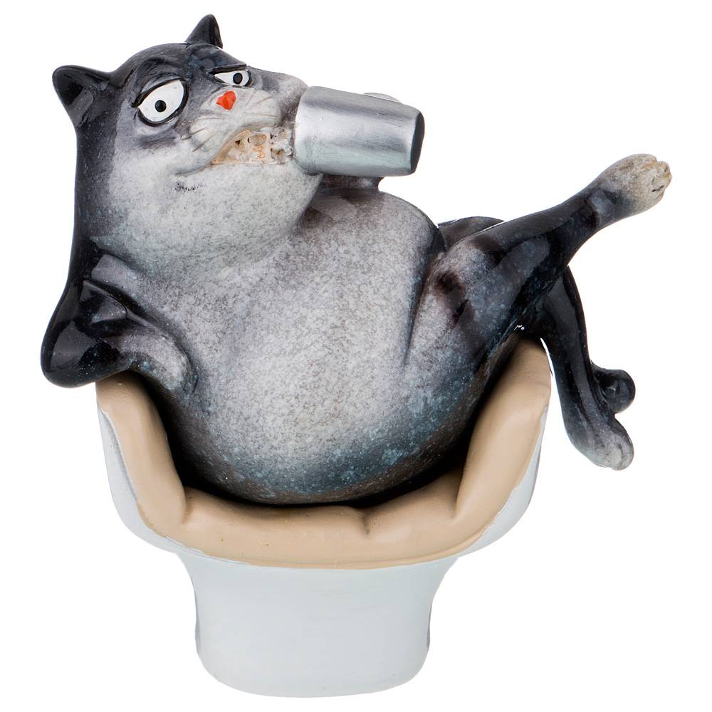 фигурка котофей 12х7х12,5 см коллекция озорные коты 146-1144