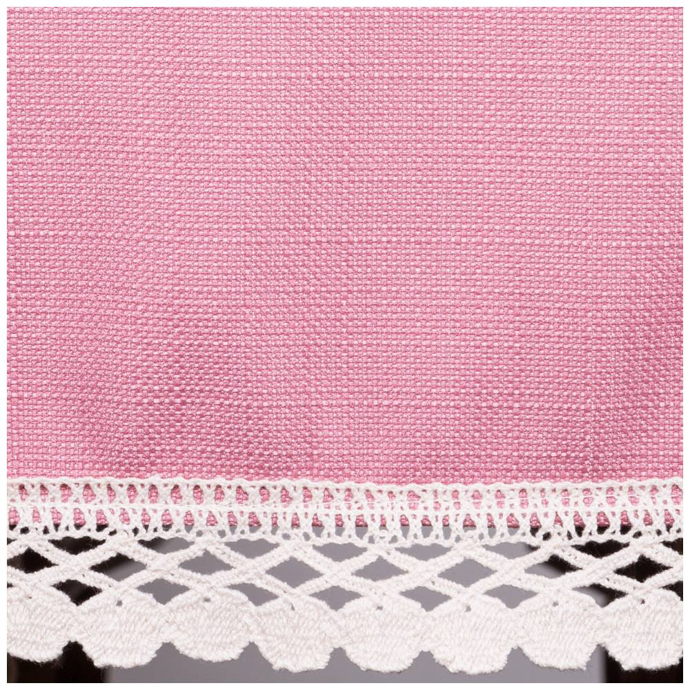 скатерть 140х180см fusion,пэ 100 проц чайная роза, кружево 850-603-90