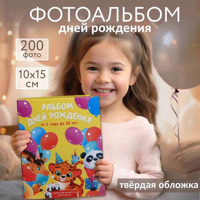 Фотоальбом «Альбом дней рождения», 200 фото 9765805