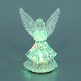 фигурка ангелочек с подсветкой высота 9 см 786-150