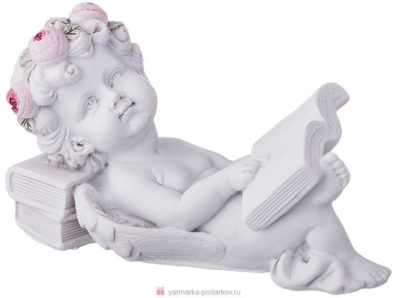 фигурка коллекция amore 9,5х4,5х5 см 390-1149 статуэтки ангелов материал полистоун производства китай, купить с доставкой по низкой цене за 250 руб.