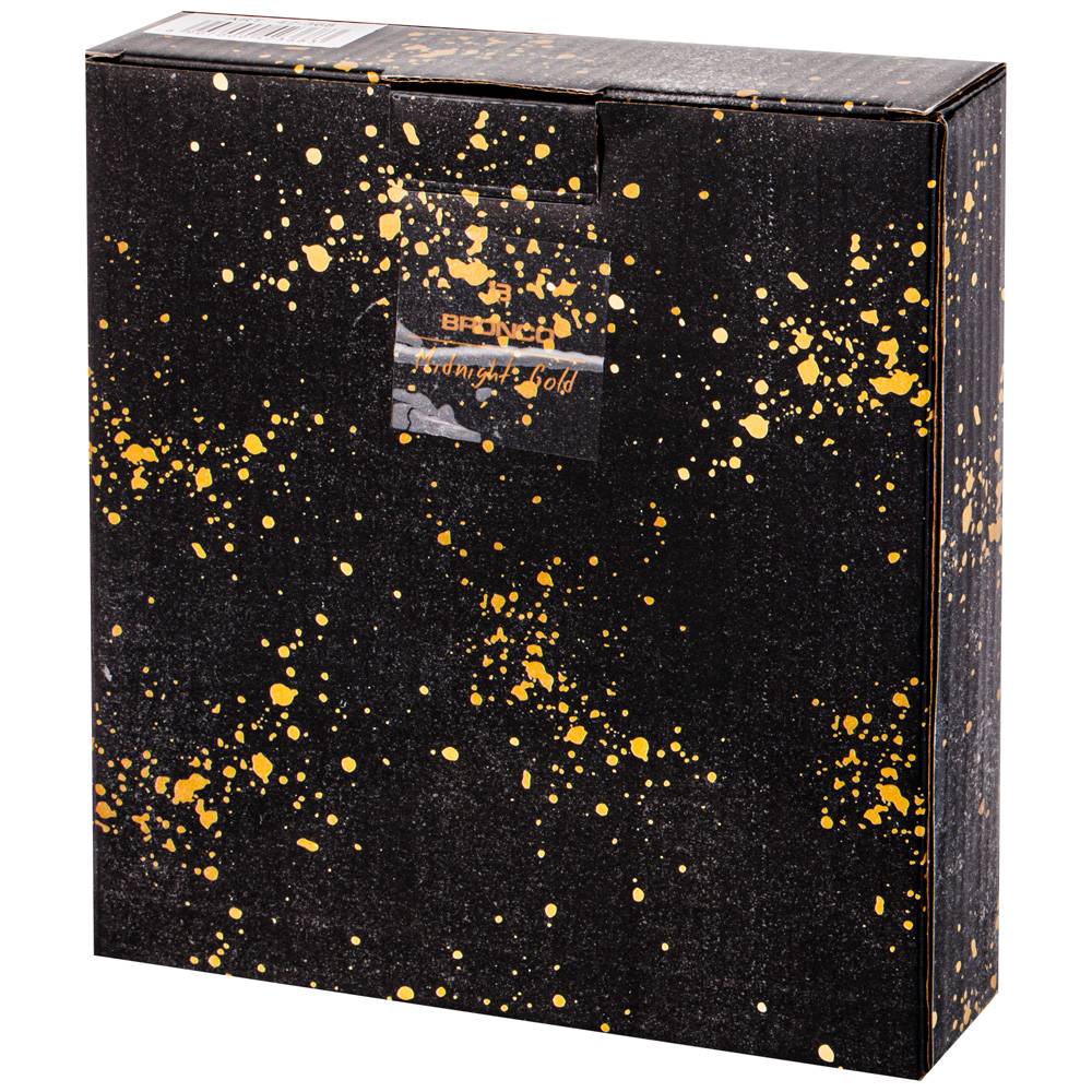 тарелка с ручками bronco midnight gold 20,5х16х2,5 см 42-368