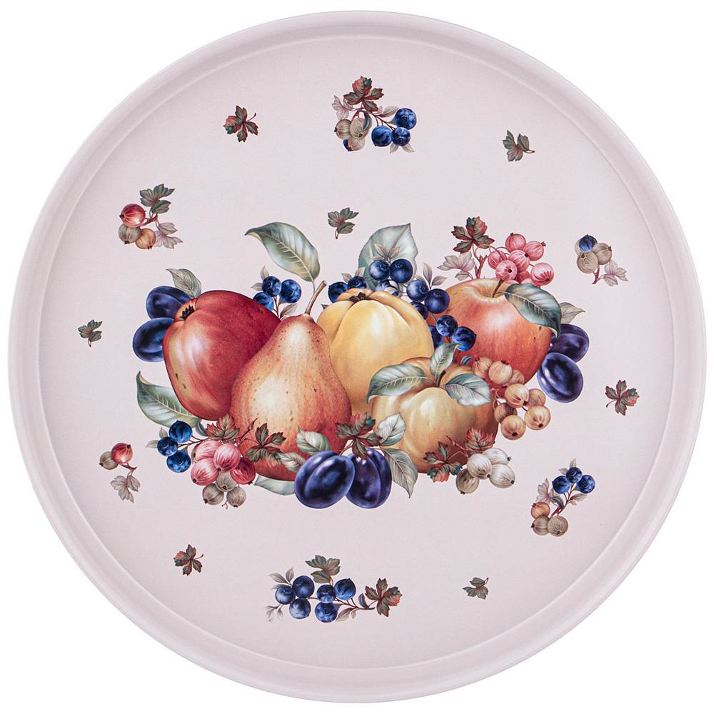 поднос сервировочный фрукты 33х2,1 см 898-050
