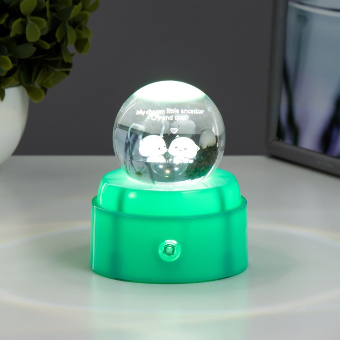 Ночник Шар LED USB АКБ МИКС 9х9х11 см RISALUX 9352528