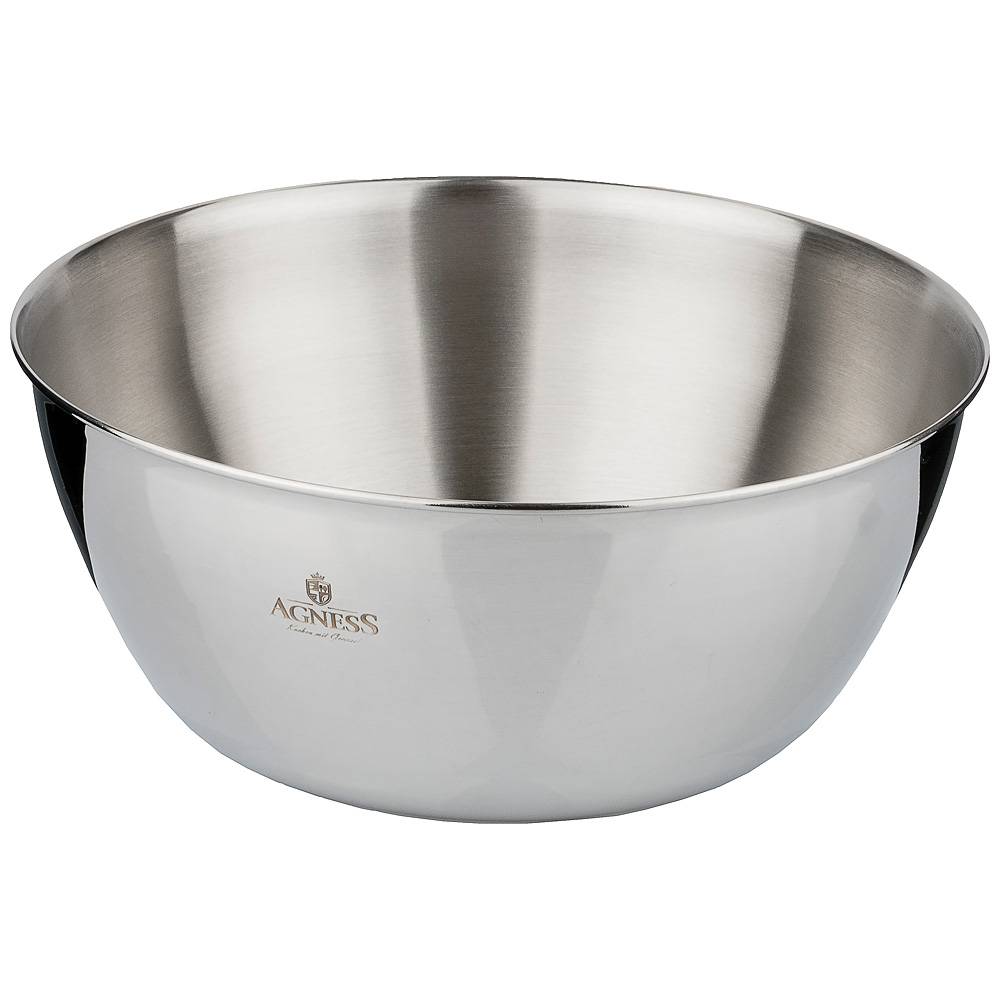 миска agness professional 28х13 см, 6 л высококачественная нерж сталь 18/10 936-315