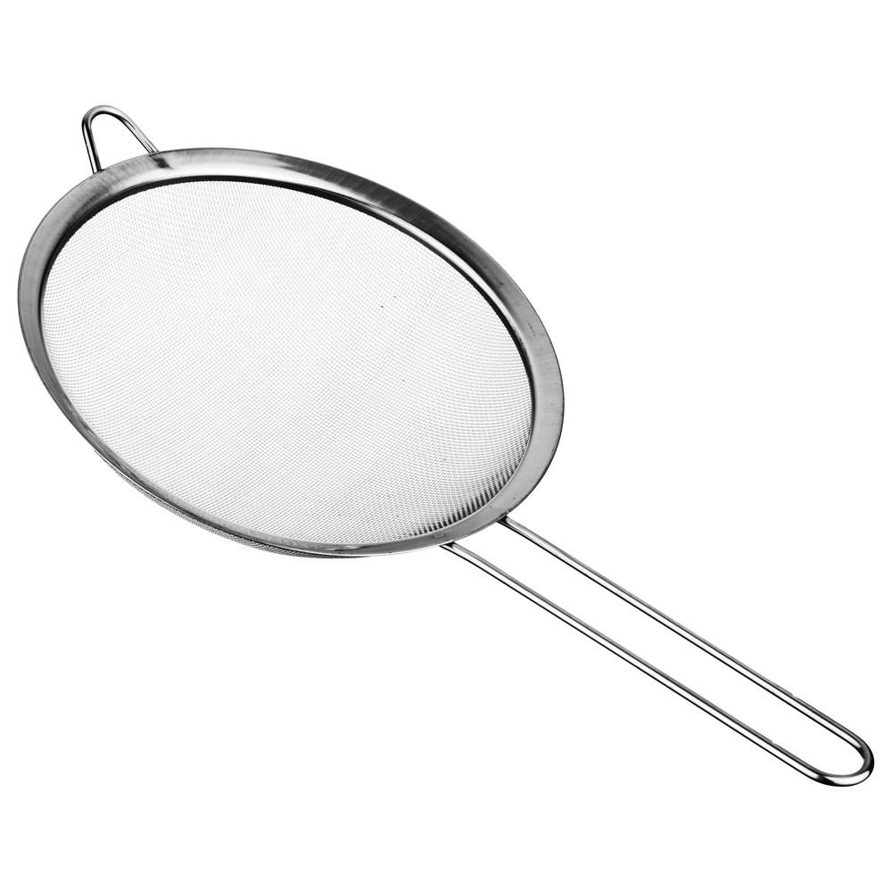 сито agness с ободом и ручкой 38х20 см высота 8 см без упаковки 941-006