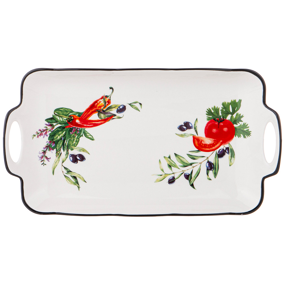блюдо с ручками lefard секретные ингредиенты прямоуг. 32х18х5см 359-861
