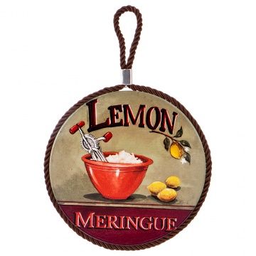 подставка под горячее круглая lemon 14 см 229-368