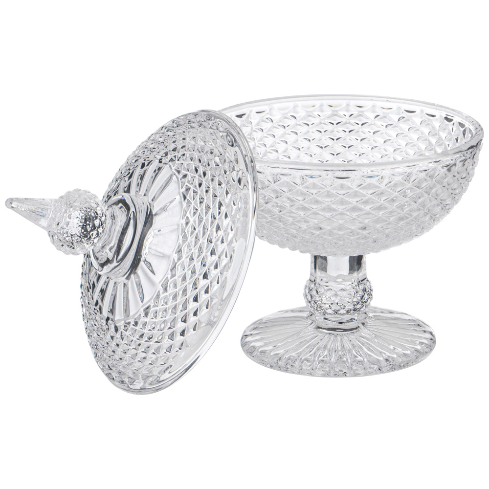 емкость для хранения на ножке diamant 10,2х10,2х15см 355-316