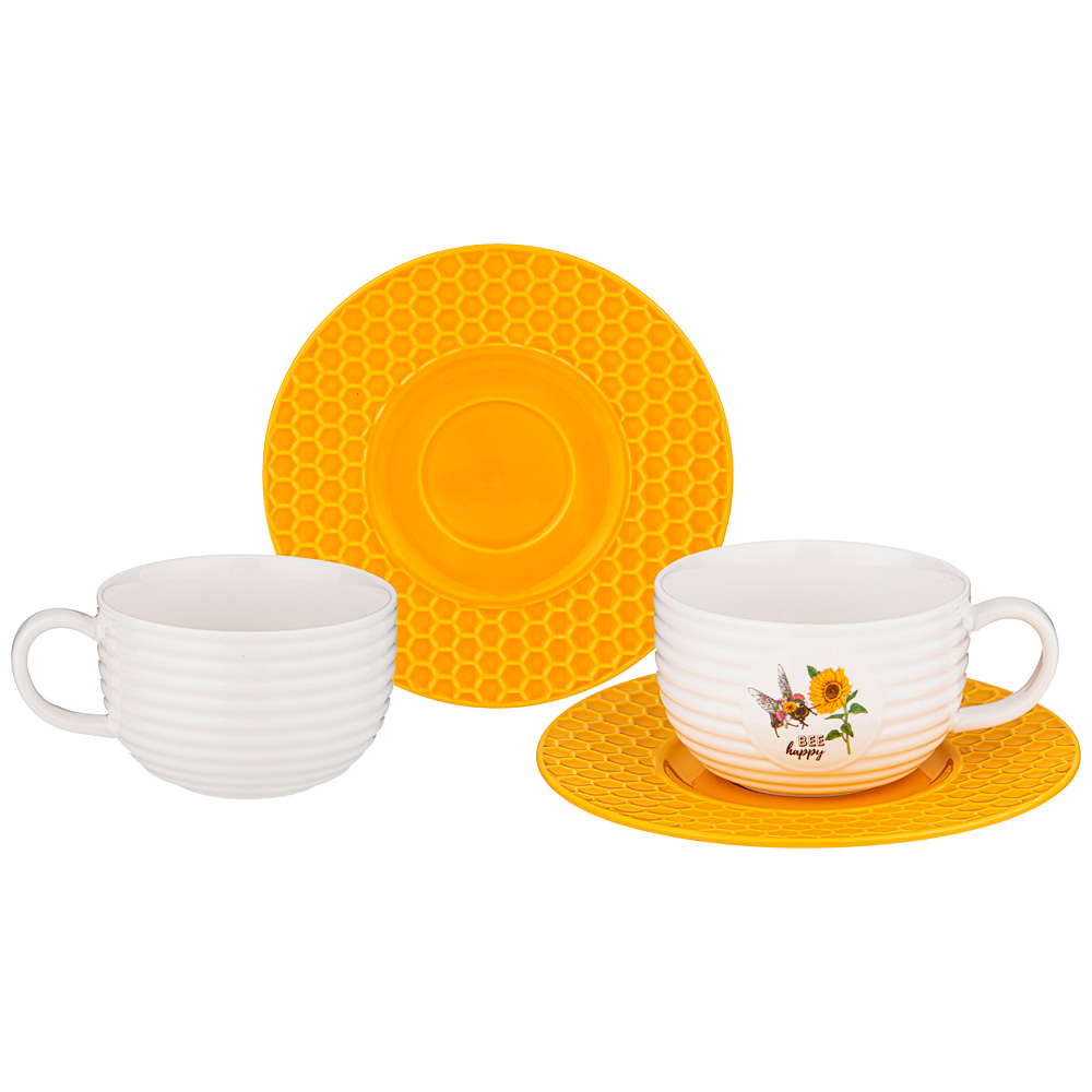 чайный набор lefard honey bee на 2 пер. 4 пр. 240 мл 151-189