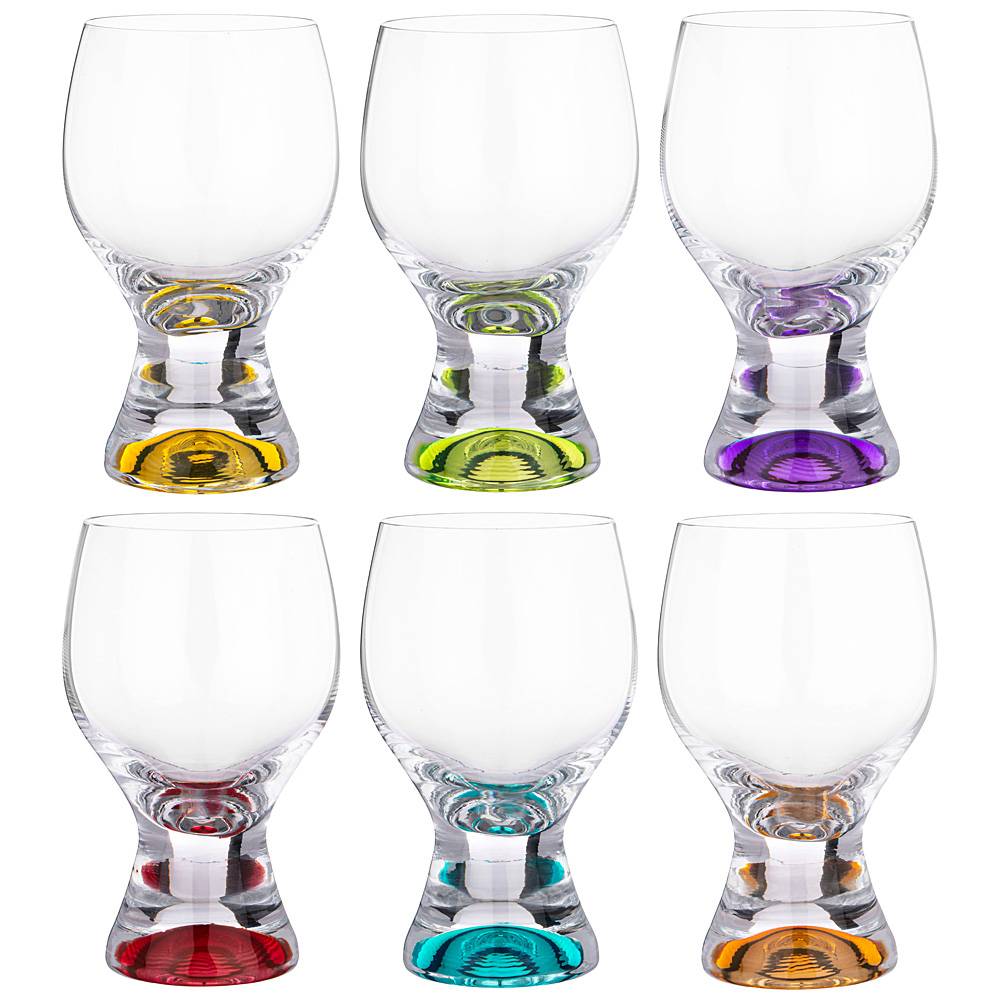 набор бокалов для вина/воды из 6 шт gina colors 340 мл 674-800