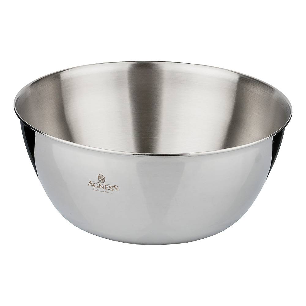 миска agness professional 26х11 см, 4,15 л высококачественная нерж сталь 18/10 936-314