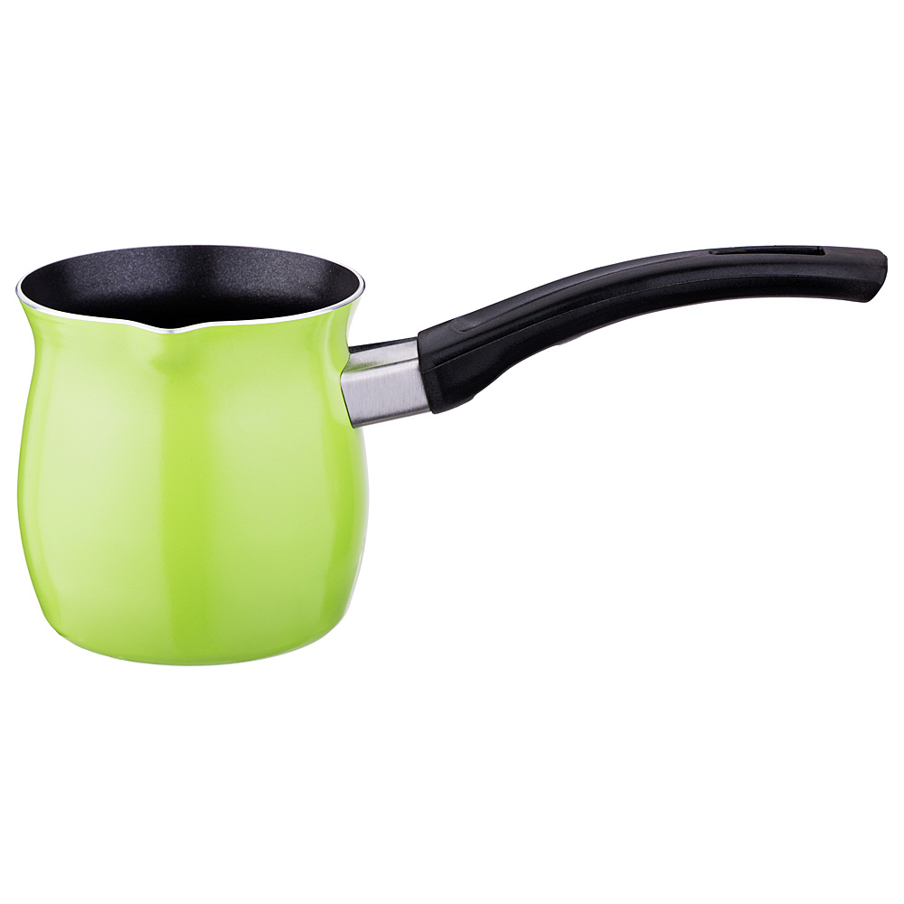 турка fresh с антипригарным покрытием 450 мл без упаковки 906-212 Турка 0.4500 л цвет зеленый материал алюминий пресованный производства китай бренд agness общий вес 0,17 кг, купить с доставкой по низкой цене за 402 руб.