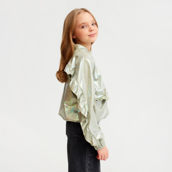 Жакет (бомбер) детский MINAKU: Casual Collection KIDS цвет зеленый, рост 122 7576047