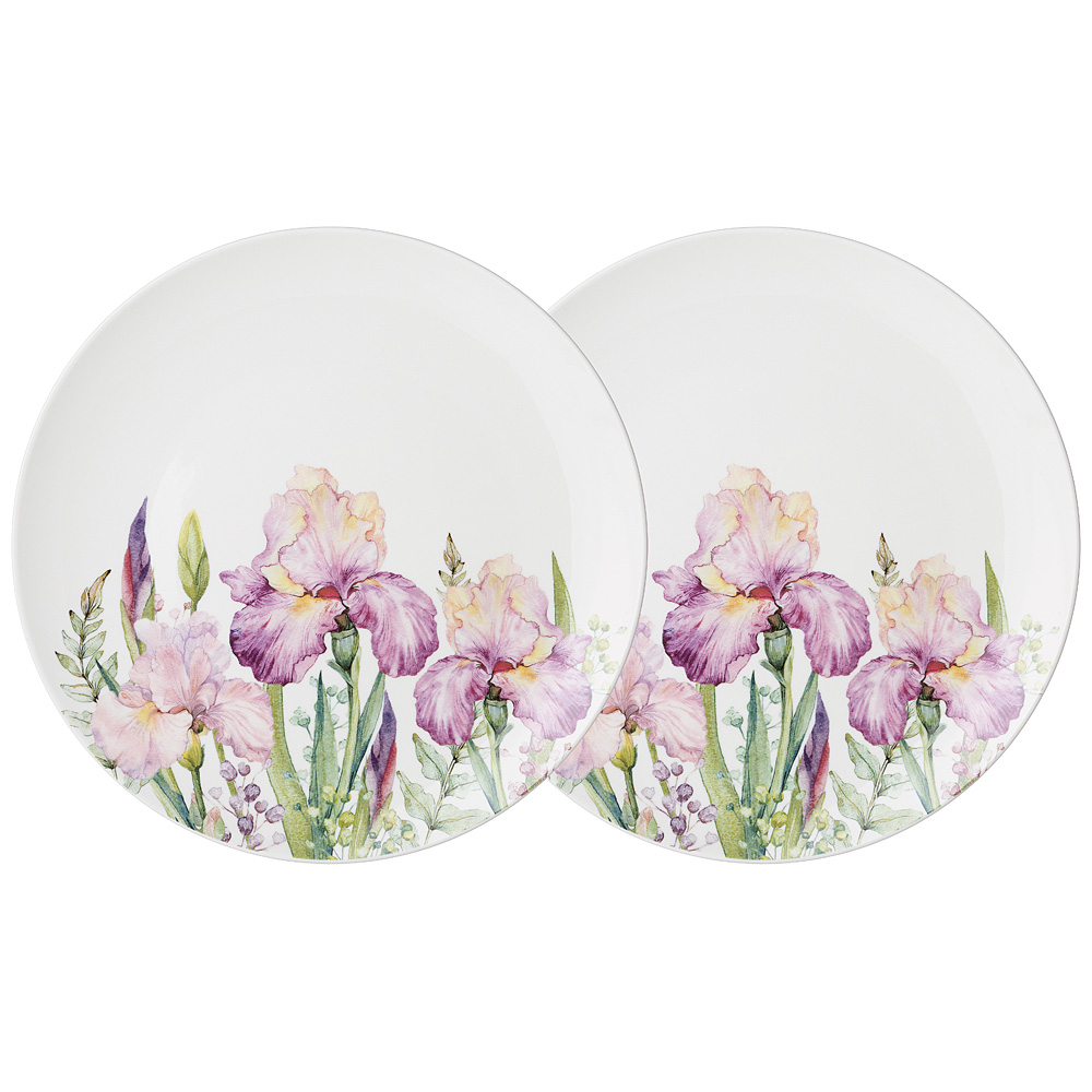 набор тарелок обеденных lefard irises2 шт 27 см 410-147