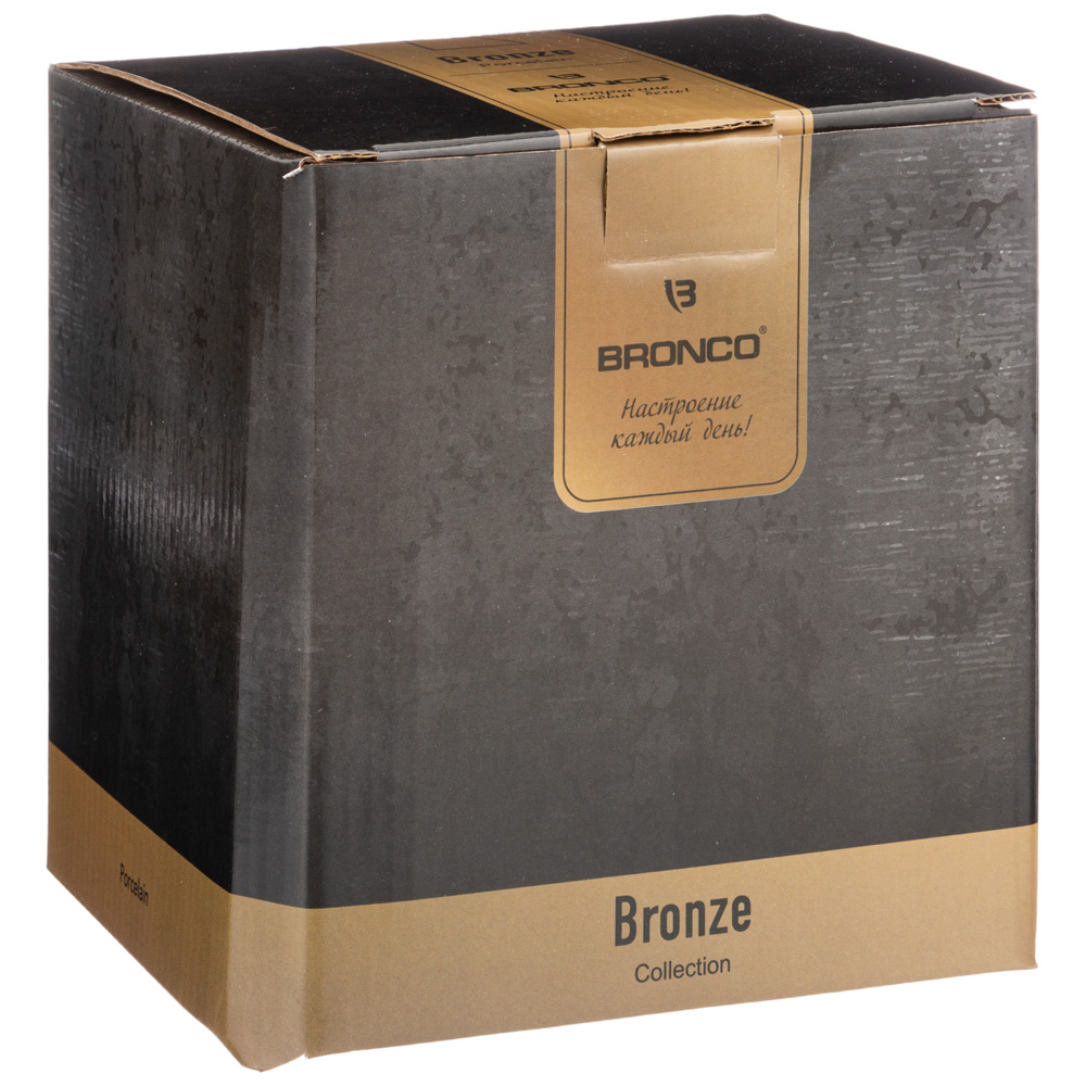 банка для сыпучих bronco bronze 14,5х14 см 1300 мл 474-185