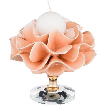 подсвечник delicate flower диаметр 12 см высота 11 см 661-066