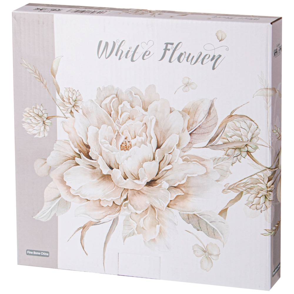 набор тарелок закусочных lefard white flower 2 шт 20,5 см 415-2127