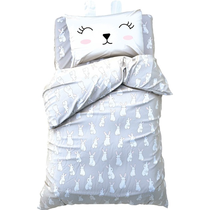 Постельное белье Этель 1,5 сп Cute rabbit 143х215 см, 150х214 см, 50х70 см -1 шт 6480770