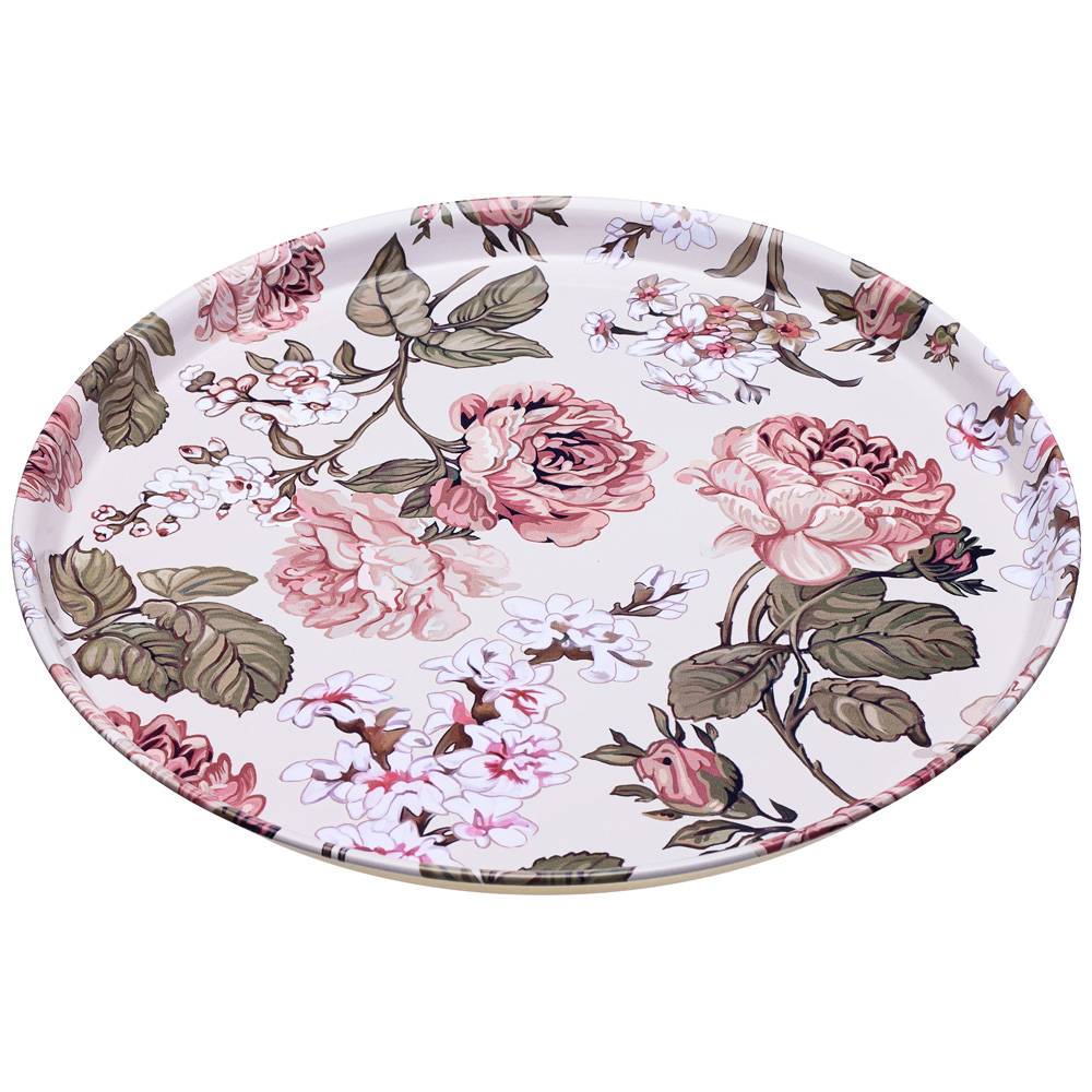 поднос сервировочный agness gloria 33х2,1 см 898-039