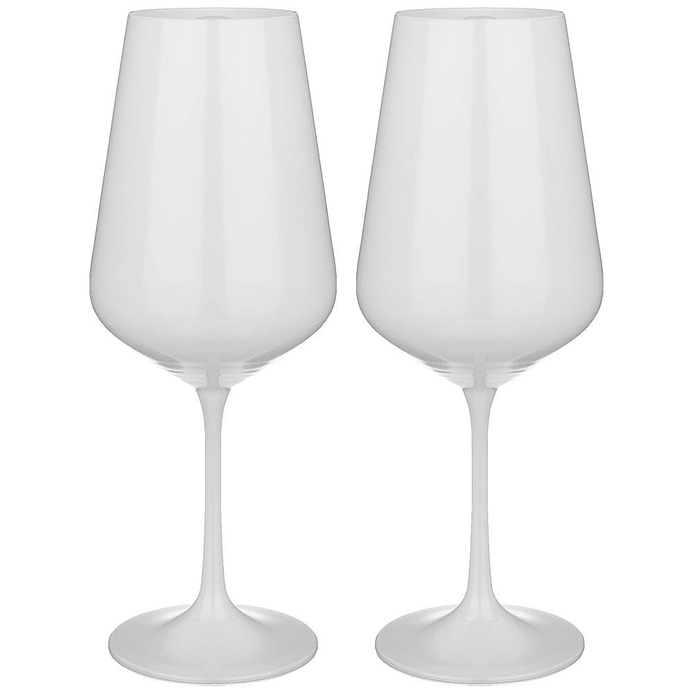 набор бокалов из 2 штук total white 450 мл высота 24 см 674-750