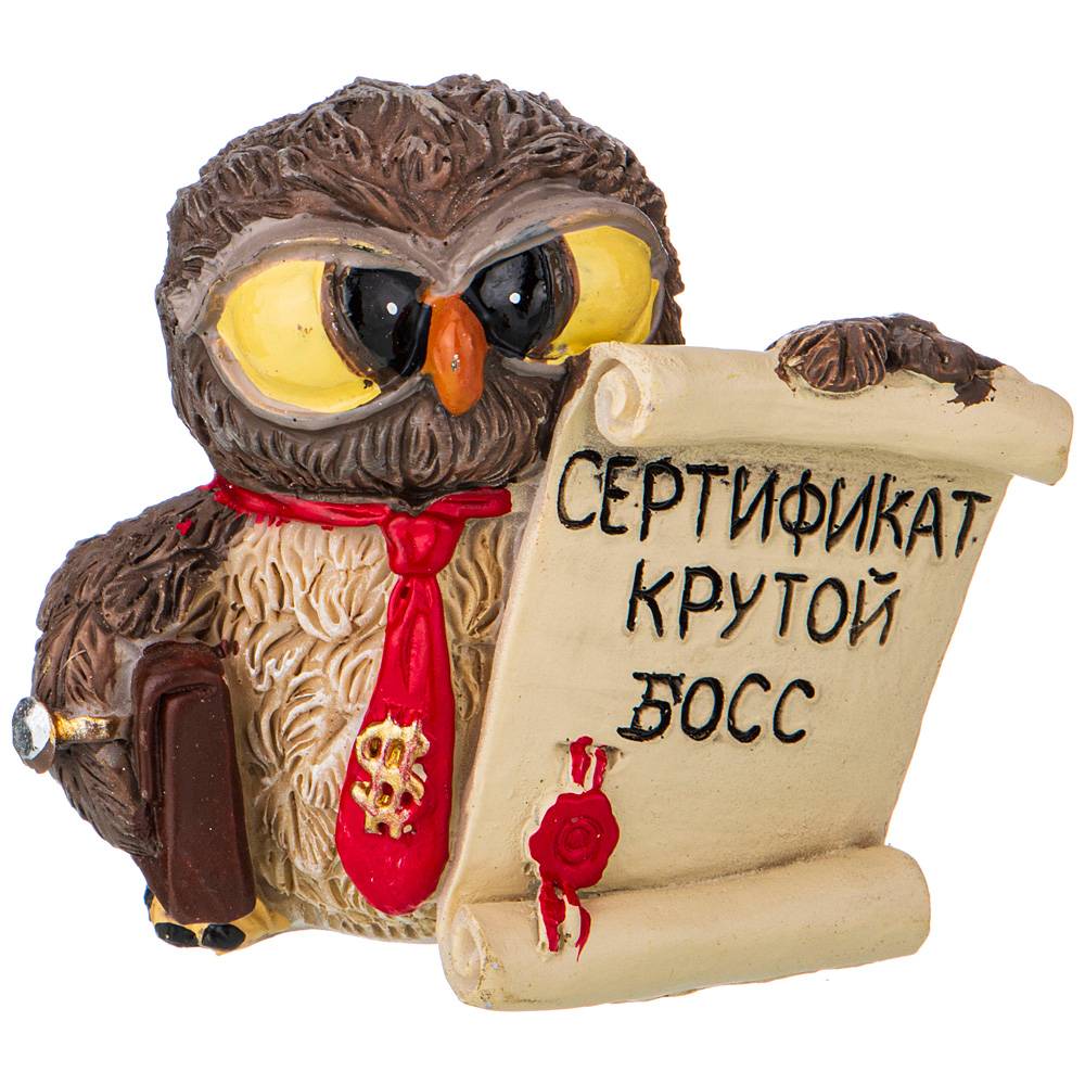 фигурка совята итри 6х5 см высота 6 см 537-400