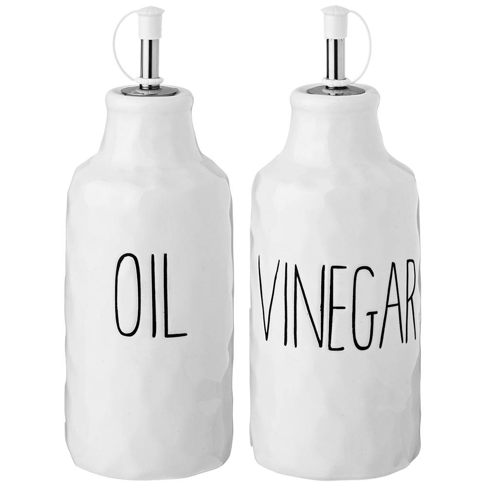 набор емкостей для масла и уксуса из 2 пр. коллекция crumpled 7,5х7,5х20,5 см 500 мл (кор 24 наб. 157-185