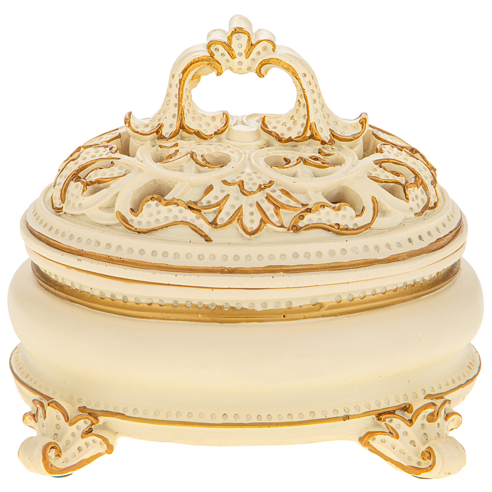 шкатулка коллекция ажур 13,5х10,7х12,6 см 504-254