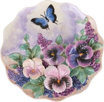 тарелка декоративная настенная 20х20х2 см 59-563