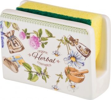 подставка под губку herbal 12,3х5,1х9 см без упаковки 188-140
