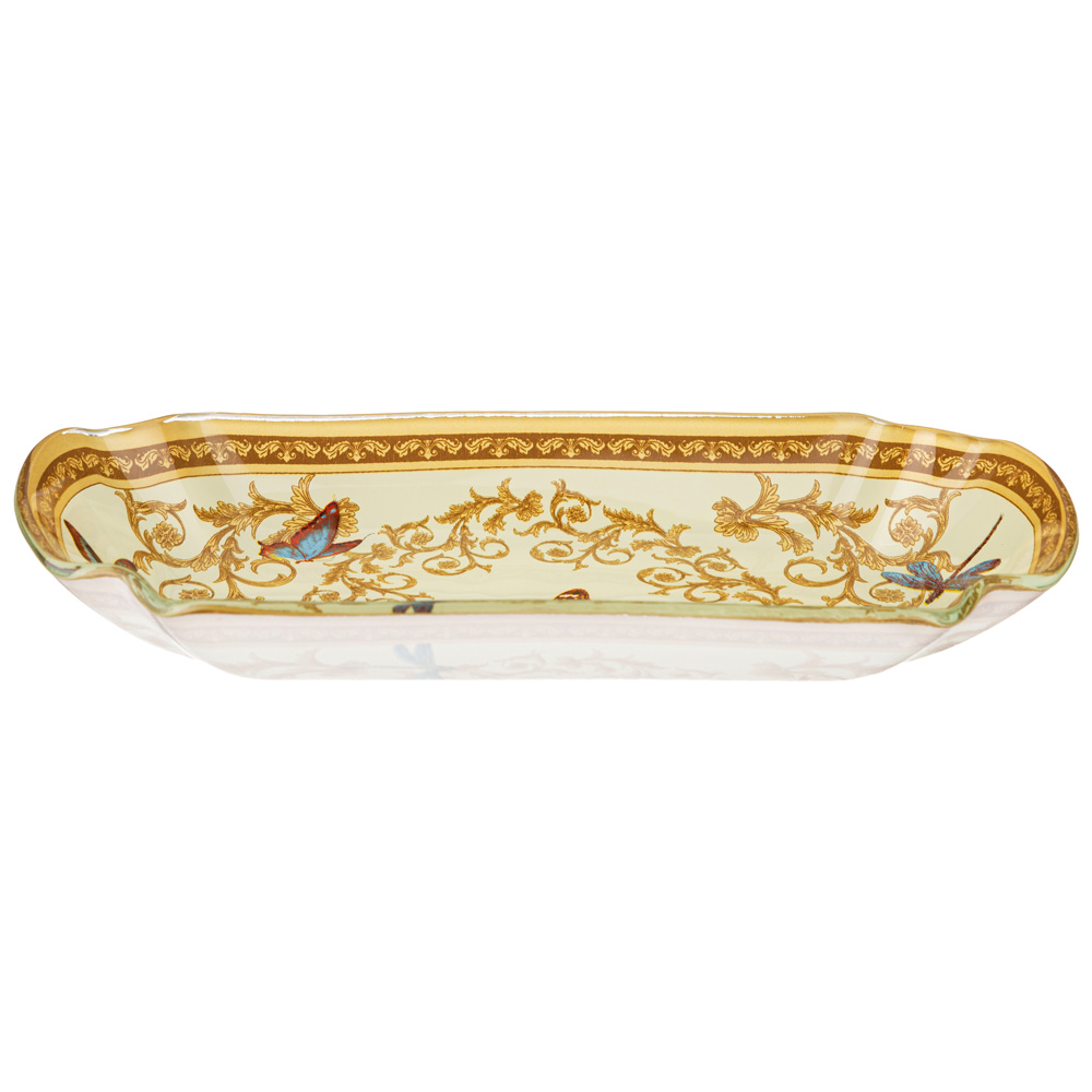 блюдо для сервировки коллекция monogram 19х9х2.5см 198-321