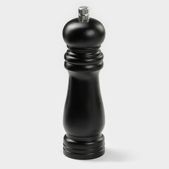 Мельница для специй Доляна, 17x4,5 см, металлический механизм, цвет чёрный 3931874